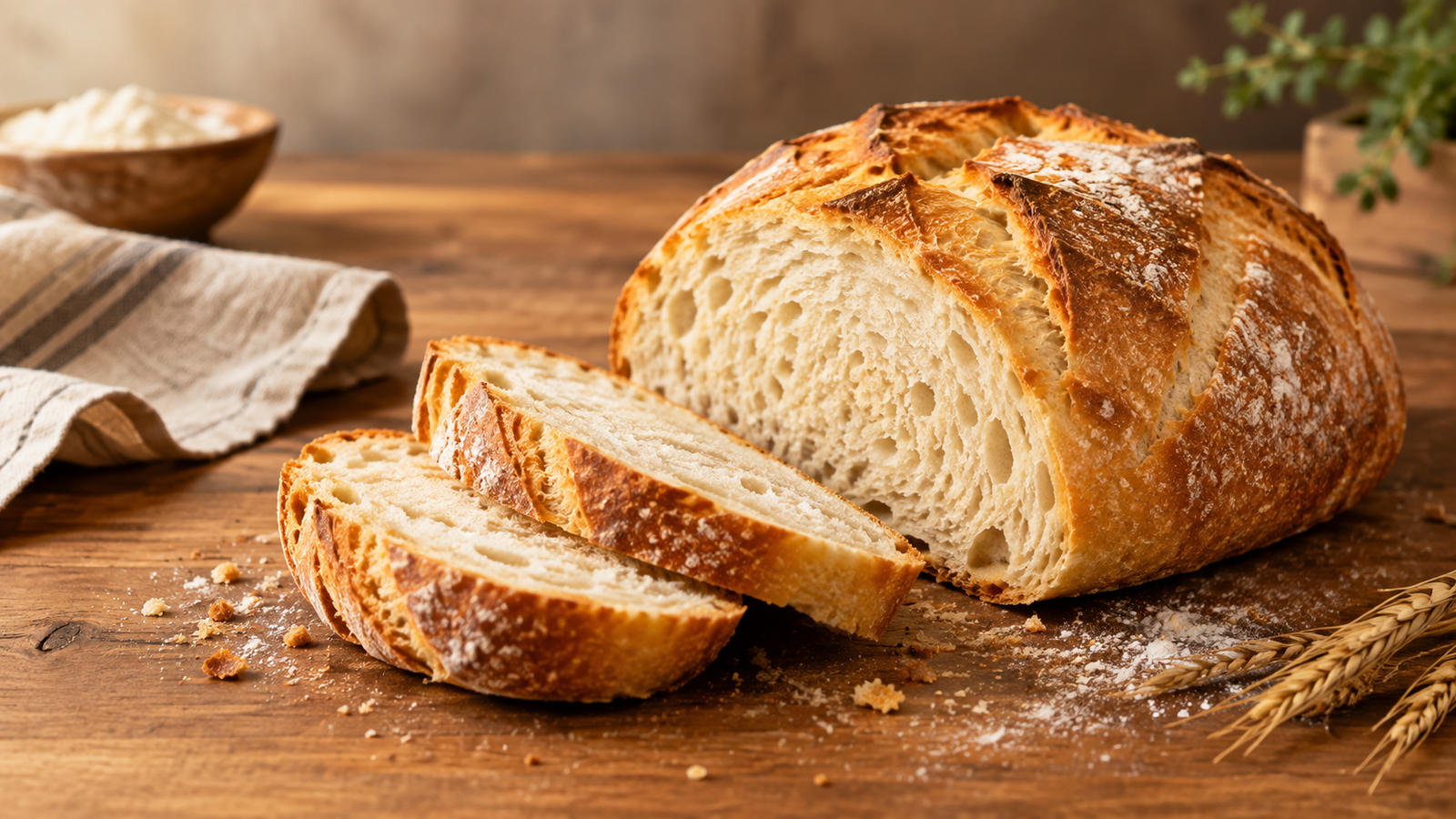 Homemade Freshly Baked Bread